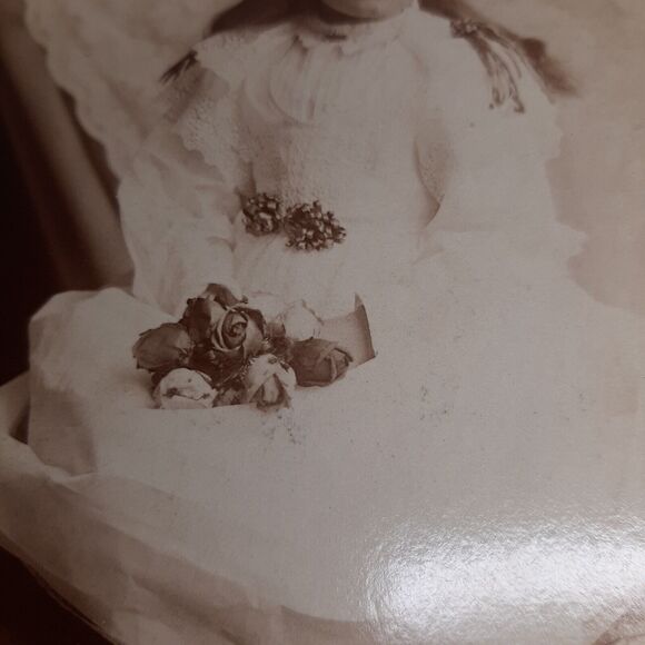 Cabinet Card Photo Young Alice Fox Gerster NYC Union Square George G. Rockwood - Picture 4 of 10